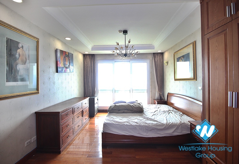 Luxury spacious apartment for rent in Ciputra, Tay Ho, Hanoi
